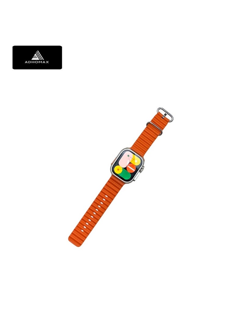 adhomax T1000 Ultra2 smart watch Elegant Design 2.08", NFC, infinite display, Fitness Tracker, Heart Rate, Calls, Wireless Charging, for IOS, android for men and women - Image 4